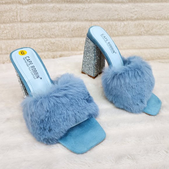 Cape Robbin Shoes - Softy Furry  Sandals By Cape Robbin